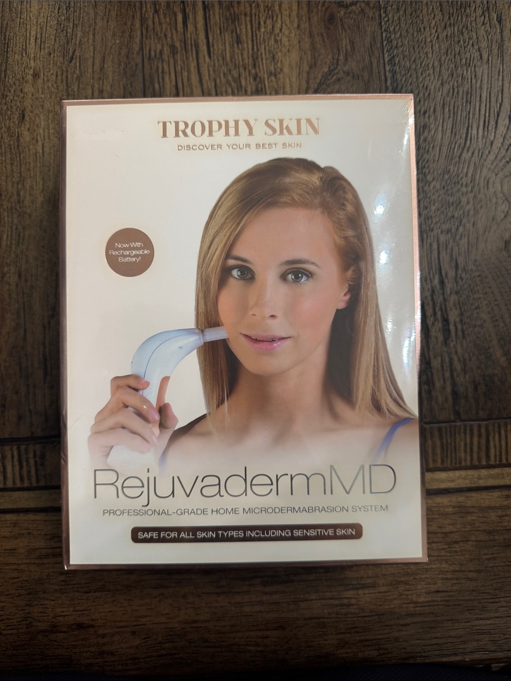 Trophy Skin Rejuvaderm Microdermabrasion Device – At-Home Skin Resurfacing Tool